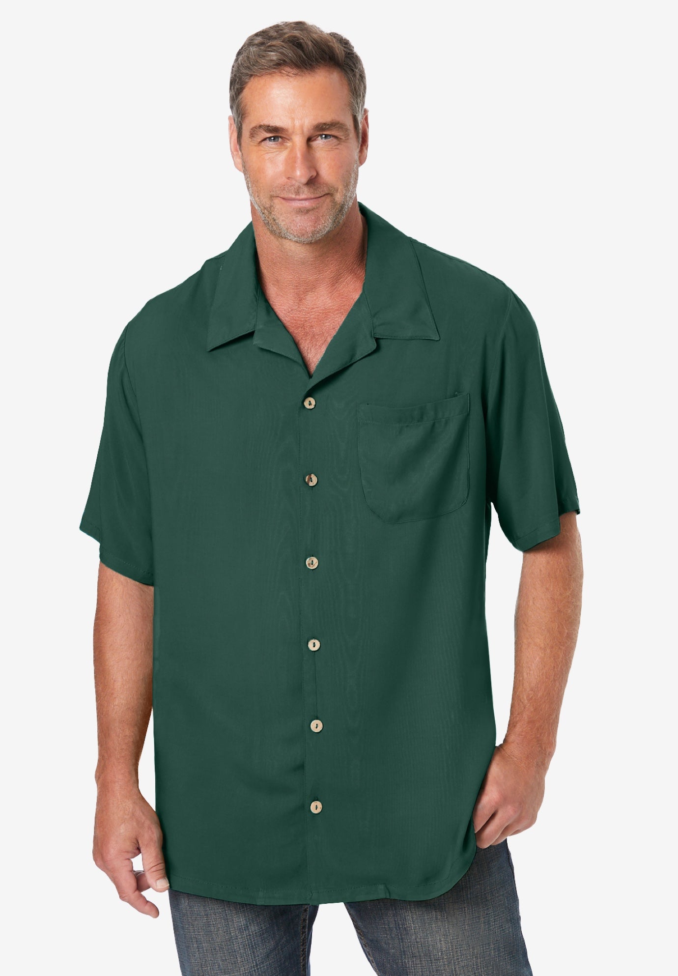 KS Island Solid Camp Shirt image number 0