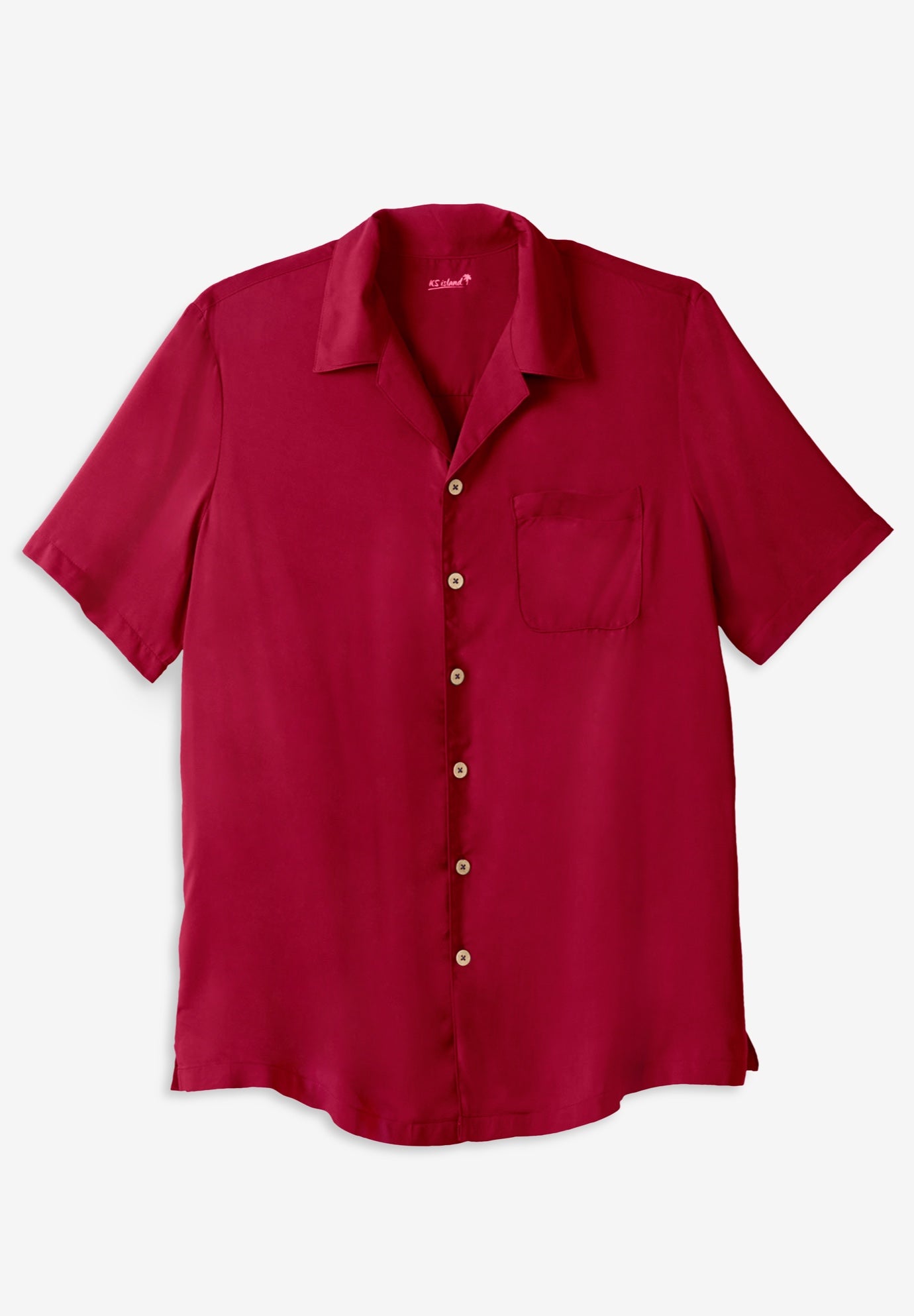 KS Island Solid Camp Shirt image number 2