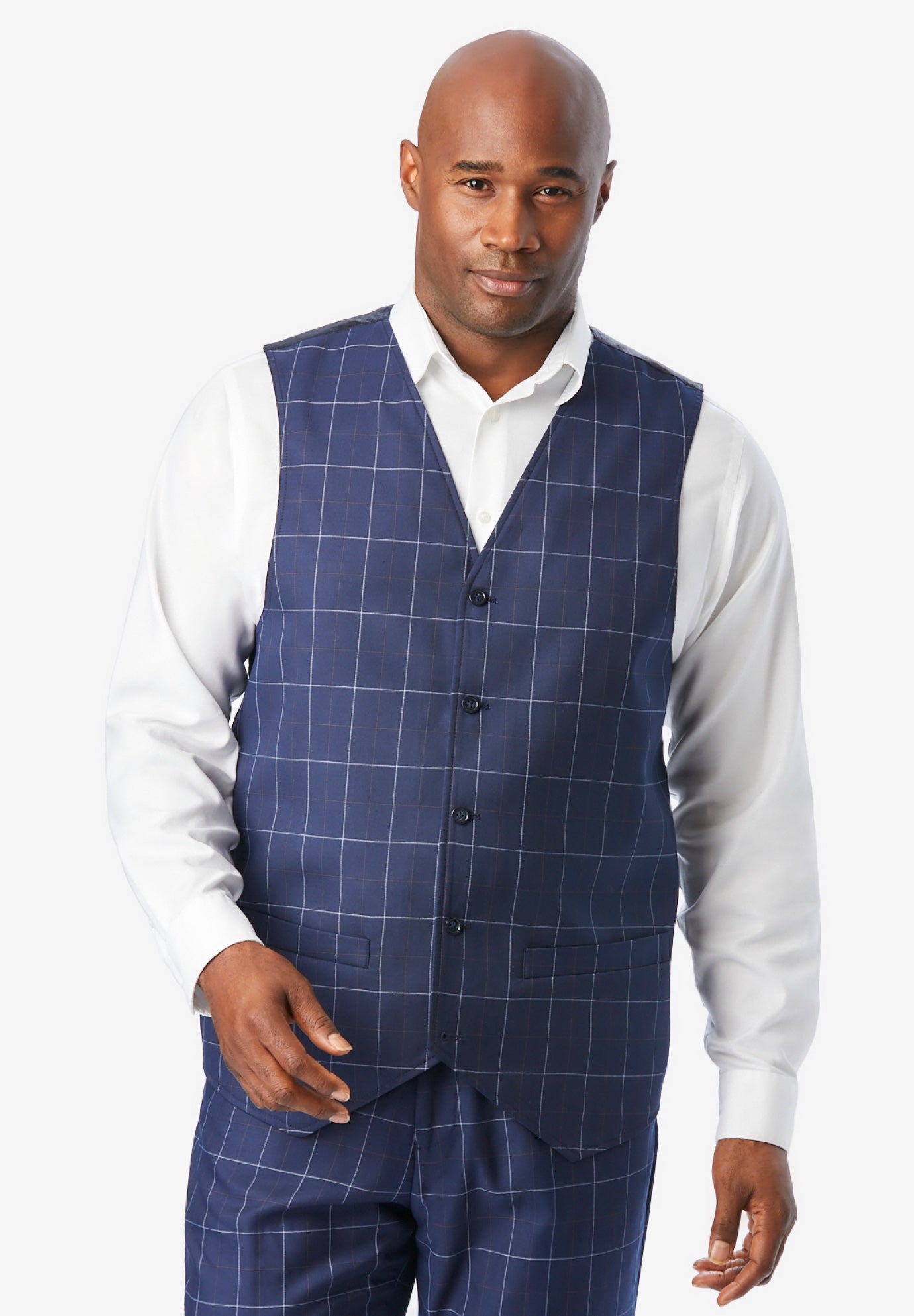 KS Signature&trade; Easy Movement&reg; 5-Button Suit Vest image number 0