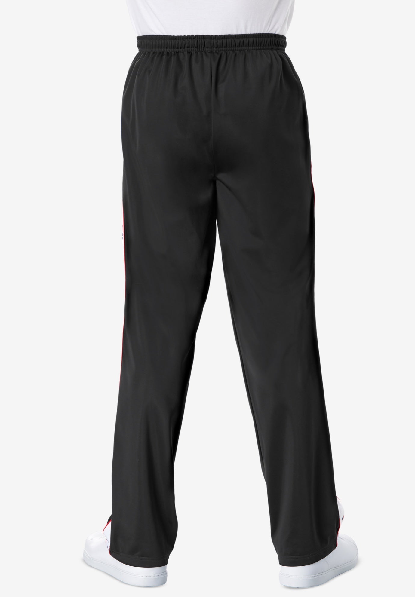 Fila® Logo Track Pants - Relaxed Fit, Black | King Size