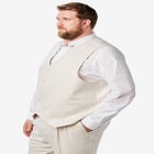 KS Island™ Linen Blend 5-Button Suit Vest image number null