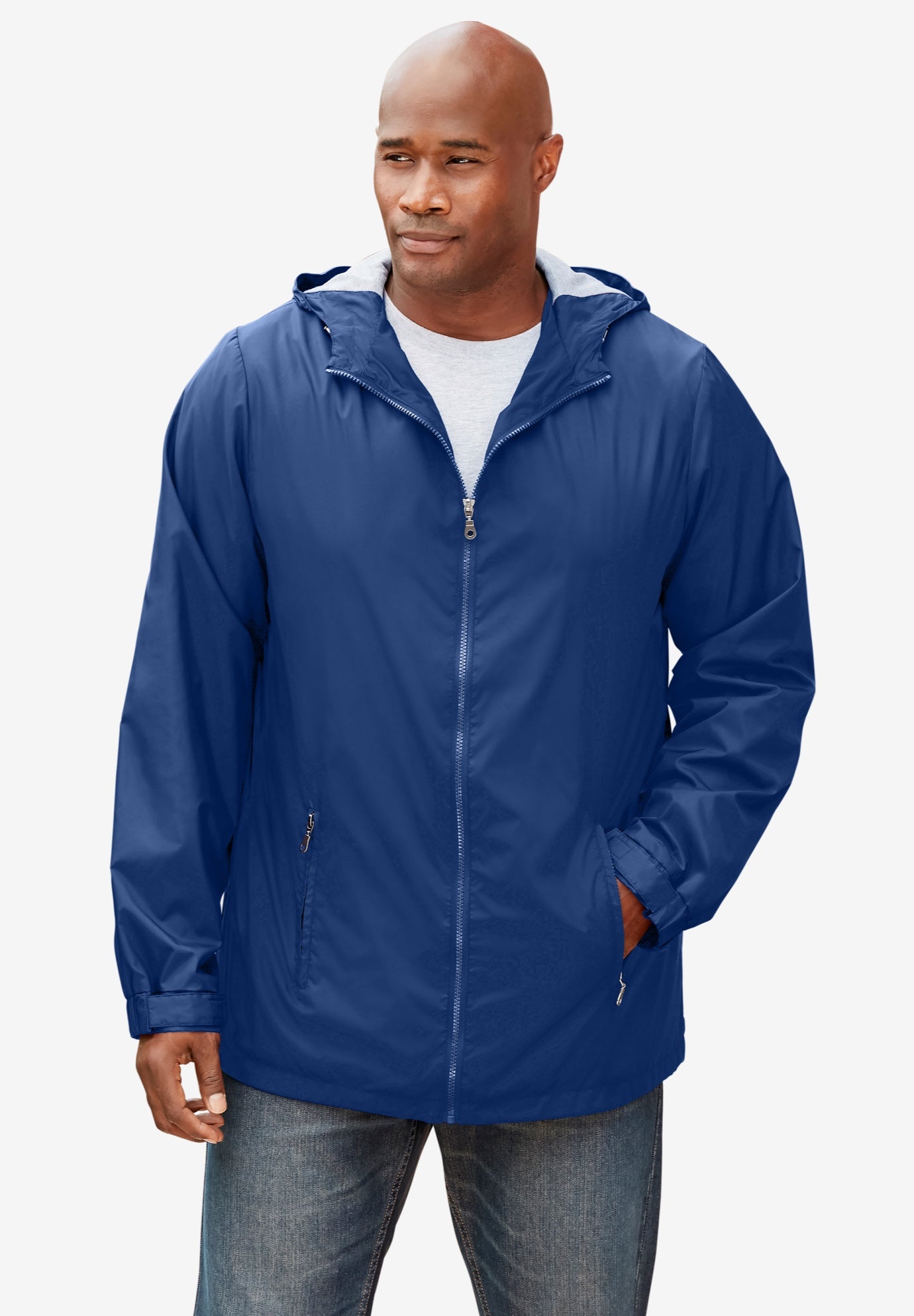Jersey-Lined Windbreaker image number 1