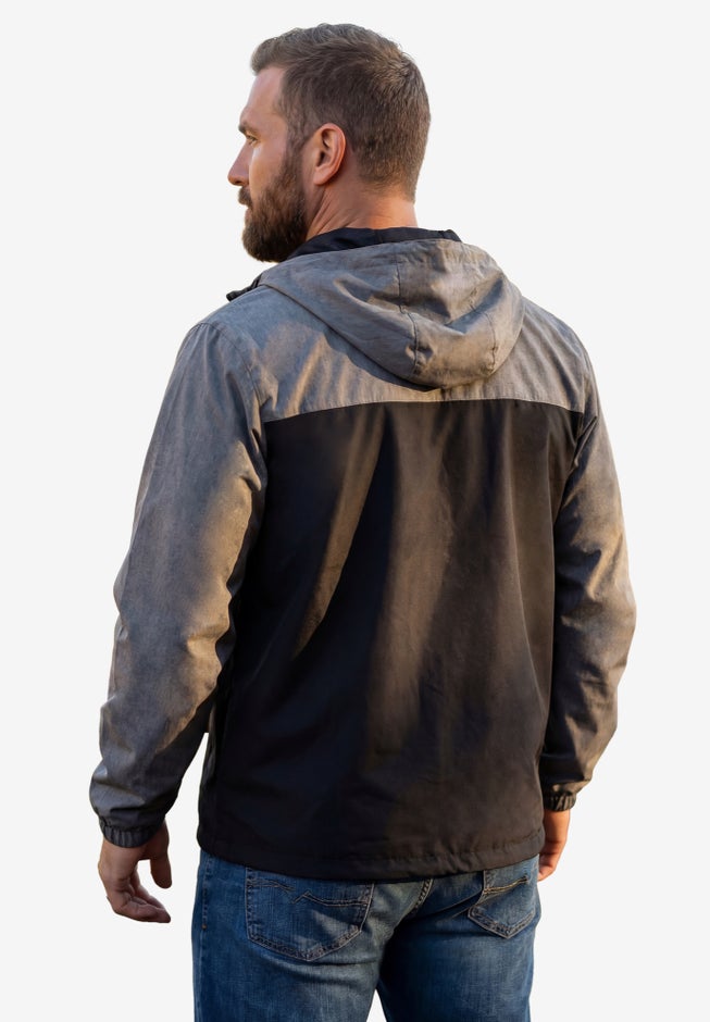 Jersey-Lined Windbreaker image number 1