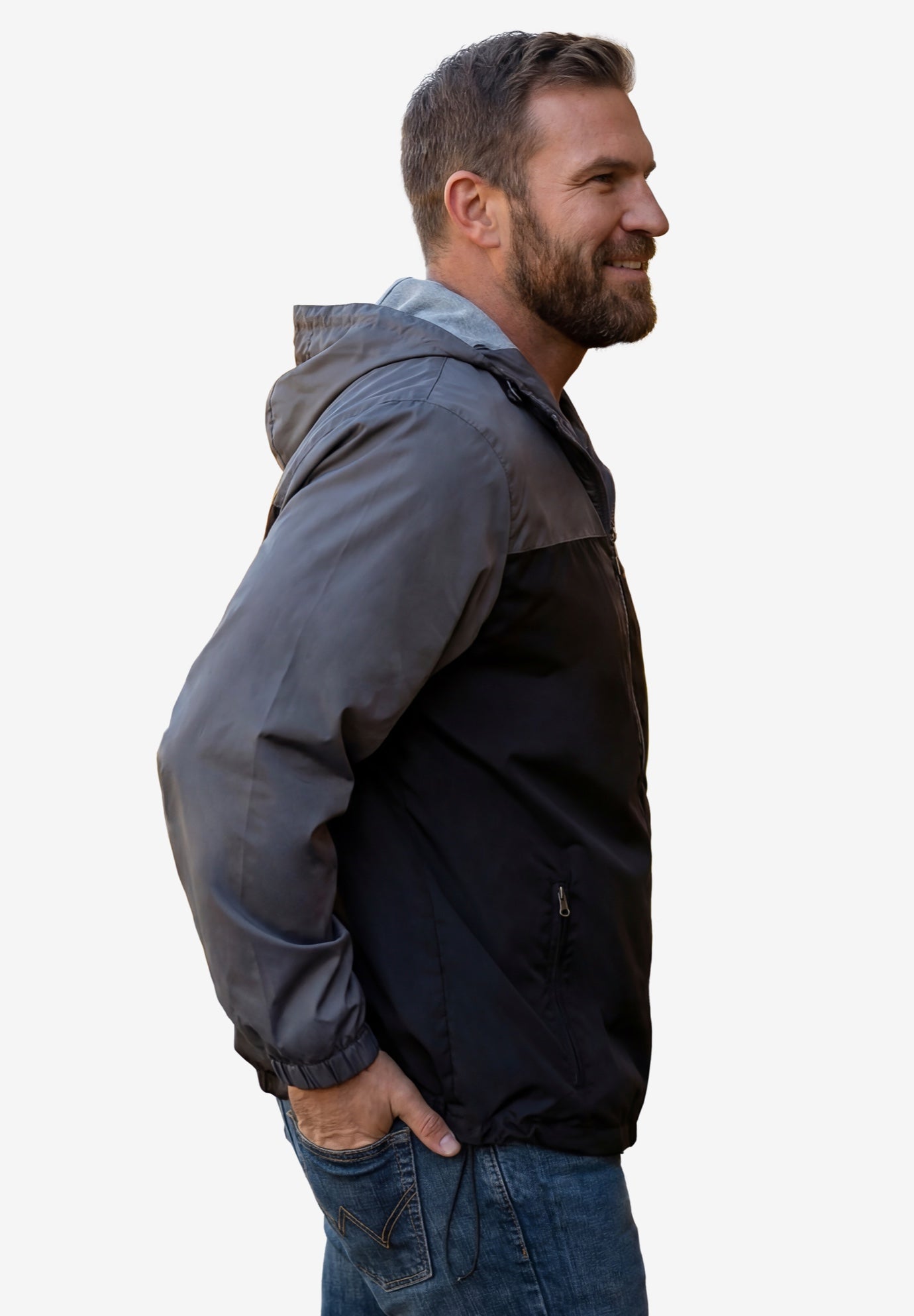Jersey-Lined Windbreaker image number 2