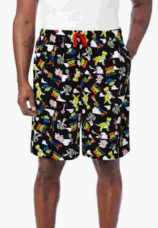 Licensed Novelty Pajama Lounge Shorts image number 0