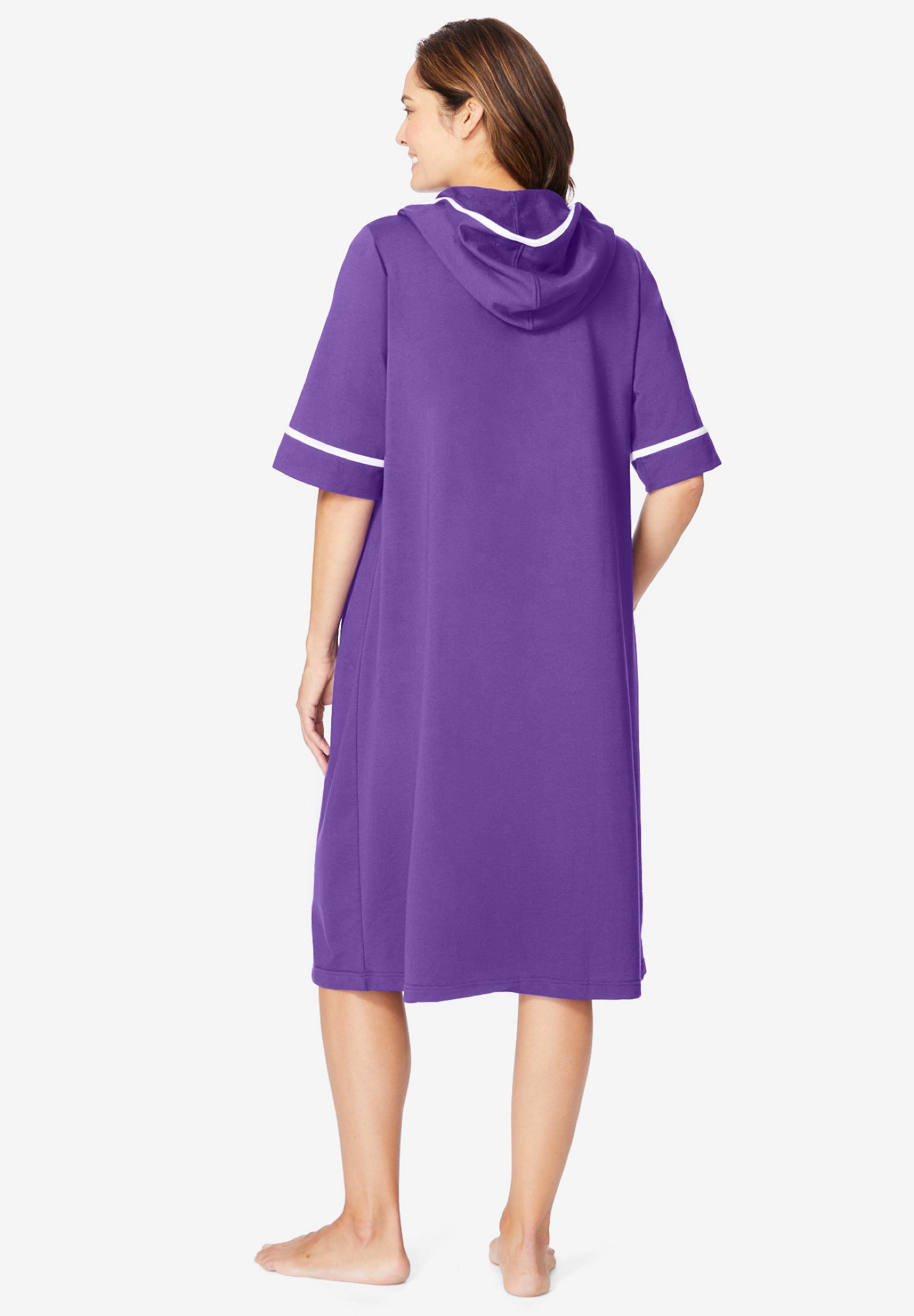 Short French Terry Robe image number 1