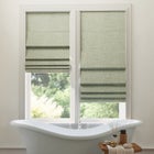 Sun Zero™ Somerton Textured 100% Blackout Cordless Roman Shade image number null