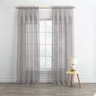 BH Studio Sheer Voile Pleated Rod-Pocket Panel image number null