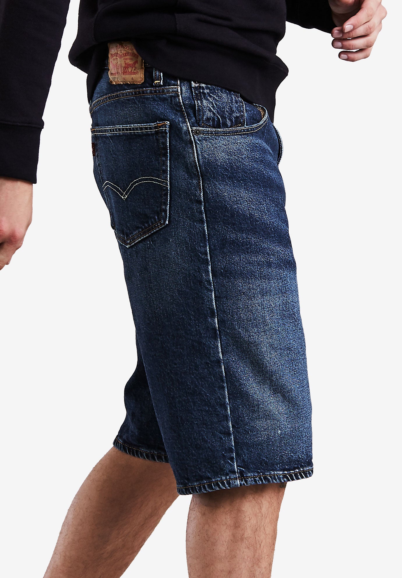 Loose-Fit Levi's® 469 Shorts for Men, Dark Indigo Rinse