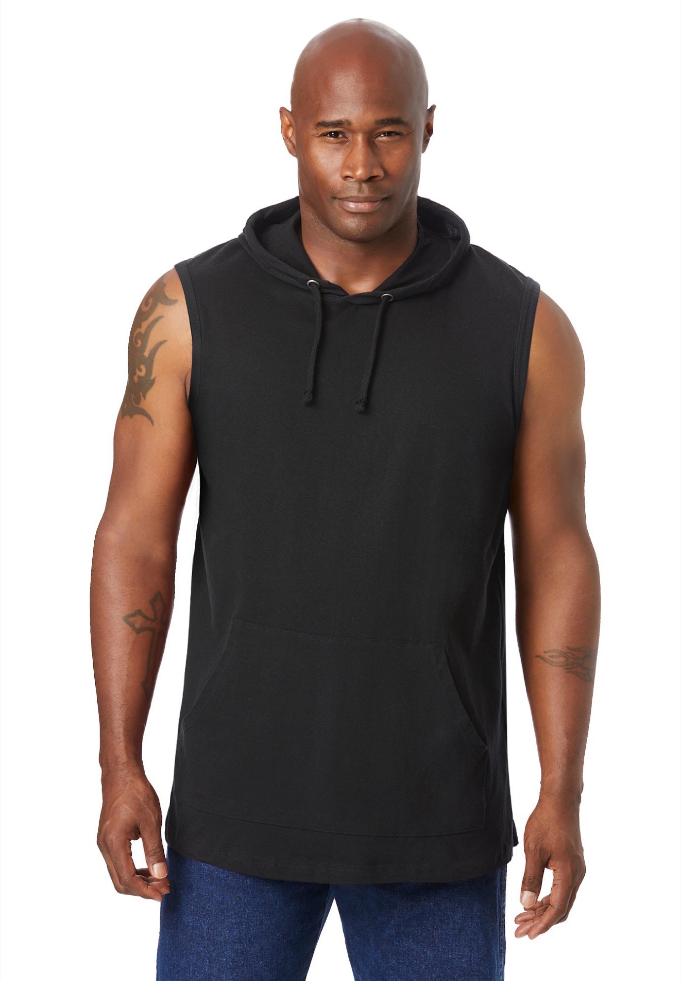 Lightweight Muscle Hoodie Tee image number 0