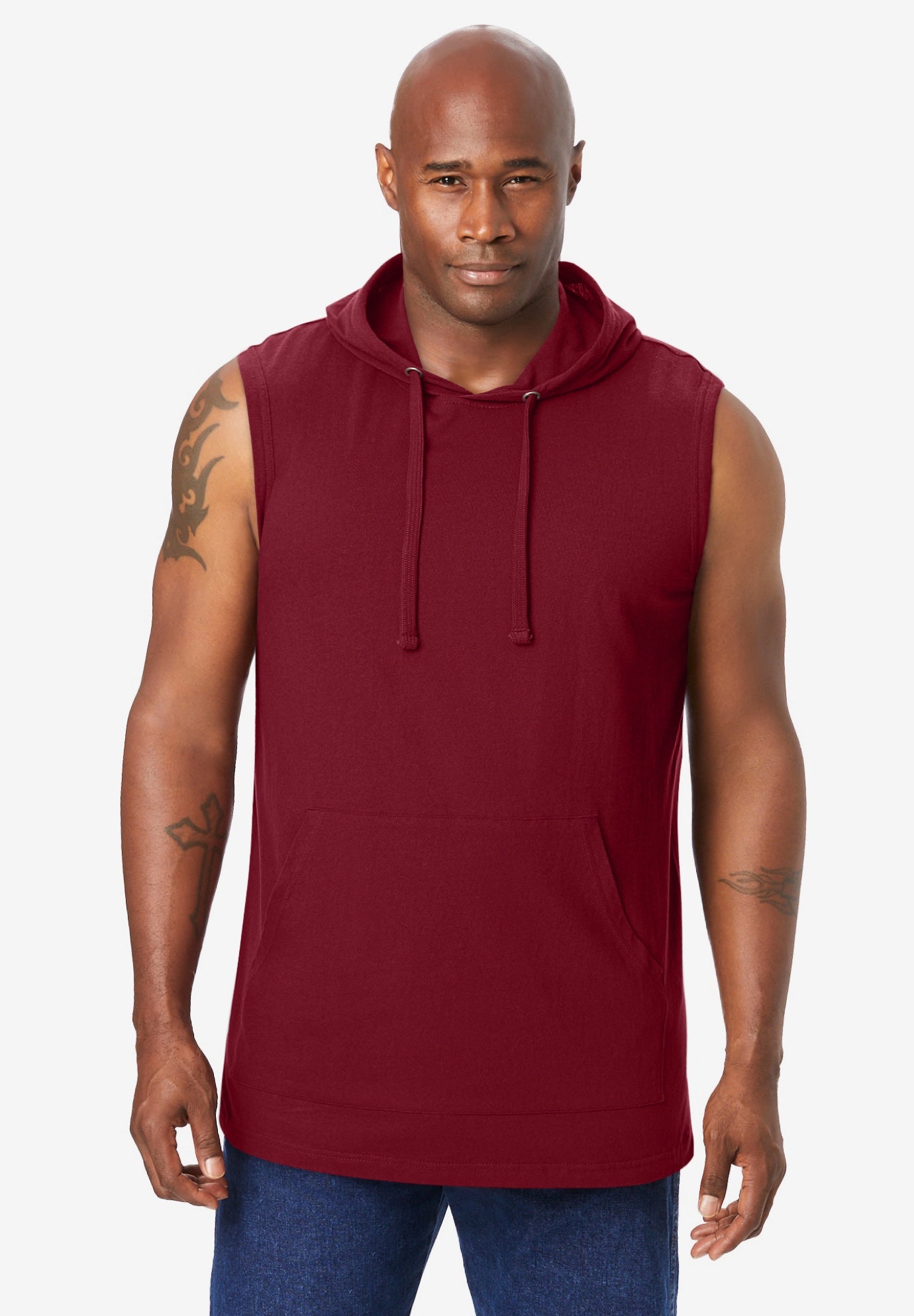Lightweight Muscle Hoodie Tee image number 0