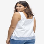 Lace-Trim Tank image number null