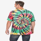 Lightweight Tie-Dye Crewneck Tee image number null