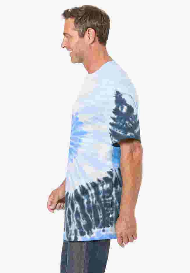Lightweight Tie-Dye Crewneck Tee image number 2
