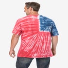 Lightweight Tie-Dye Crewneck Tee image number null