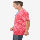 Lightweight Tie-Dye Crewneck Tee image number null
