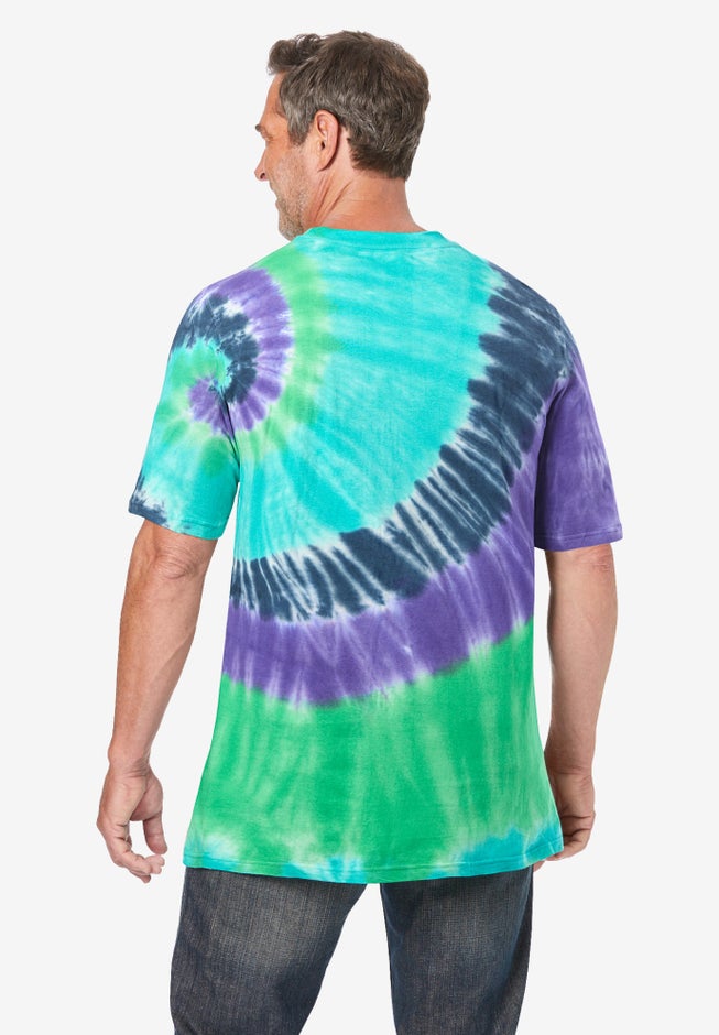 Lightweight Tie-Dye Crewneck Tee image number 1
