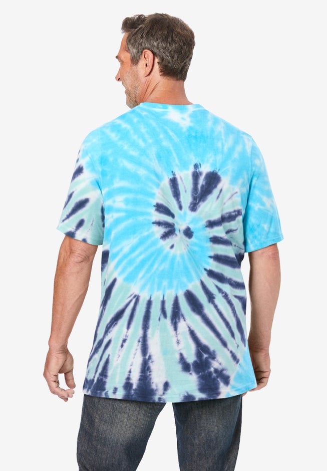 Lightweight Tie-Dye Crewneck Tee image number 1