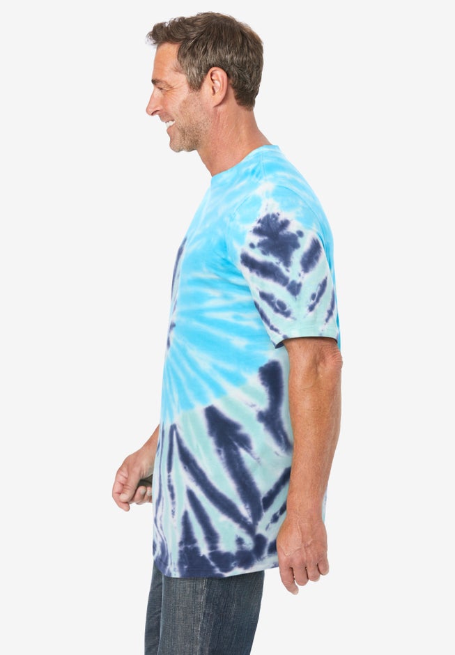 Lightweight Tie-Dye Crewneck Tee image number 2