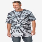 Lightweight Tie-Dye Crewneck Tee image number null