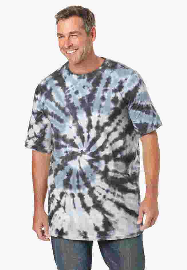 Lightweight Tie-Dye Crewneck Tee image number 0