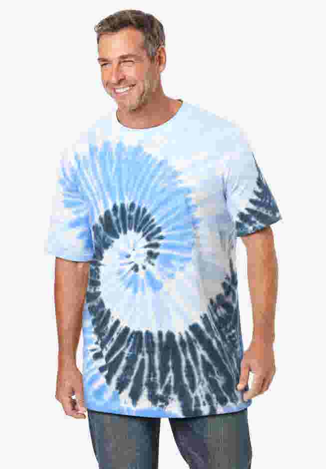 Lightweight Tie-Dye Crewneck Tee image number 0