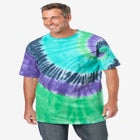 Lightweight Tie-Dye Crewneck Tee image number null