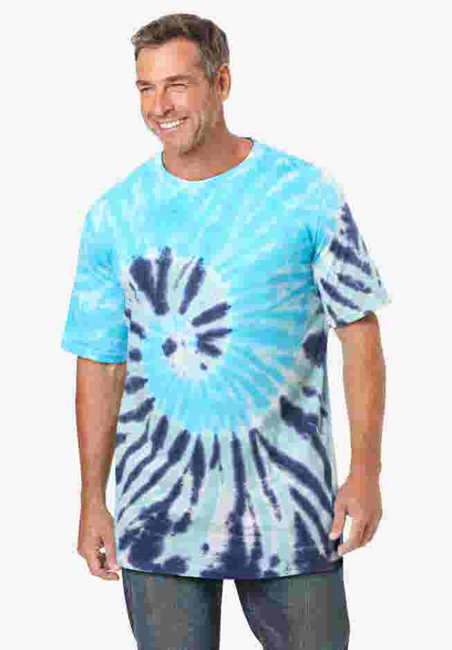 Lightweight Tie-Dye Crewneck Tee image number 0
