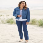 Stretch Denim Jean Jacket image number null