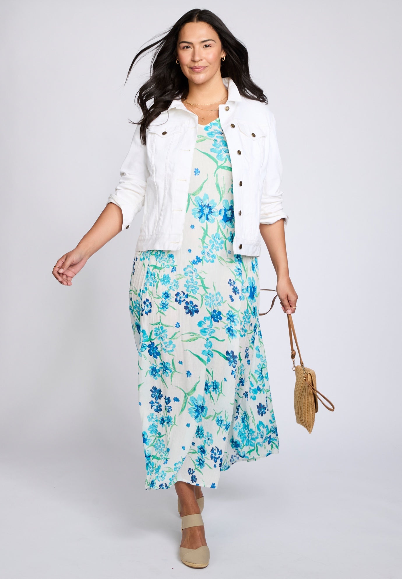 Stretch Denim Jean Jacket image number 6