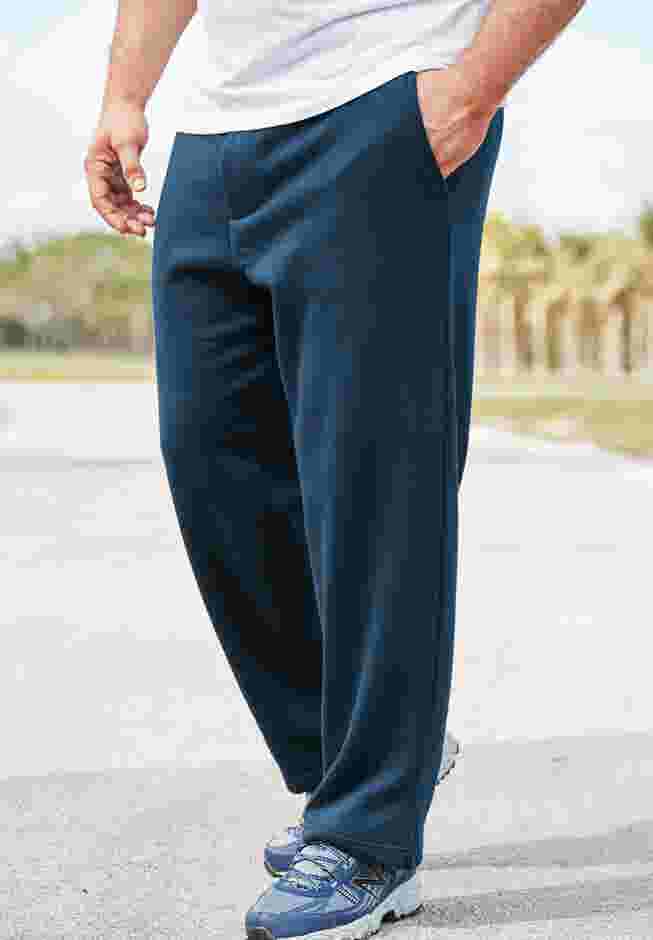 Fleece Zip Fly Sweatpants image number 4