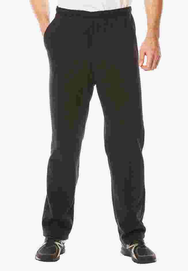 Fleece Zip Fly Sweatpants image number 0