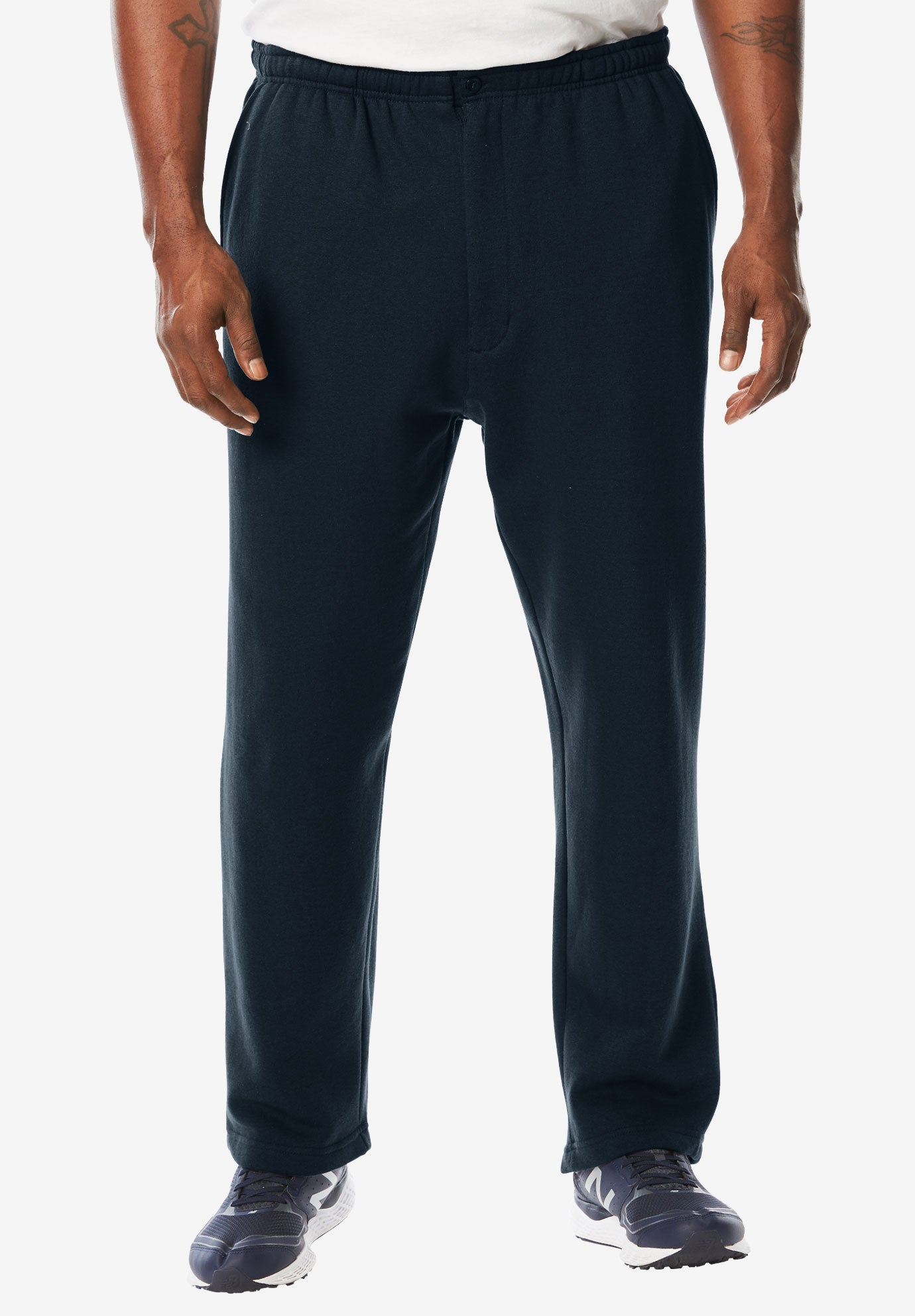 Fleece Zip Fly Sweatpants image number 0