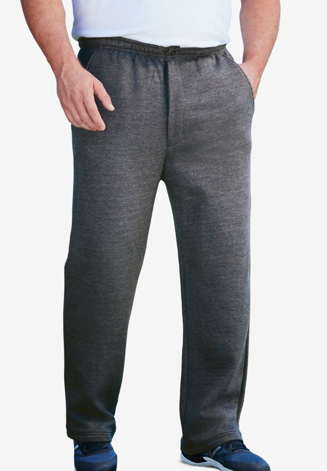 Fleece Zip Fly Sweatpants image number 0