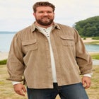 Long-Sleeve Corduroy Shirt image number null