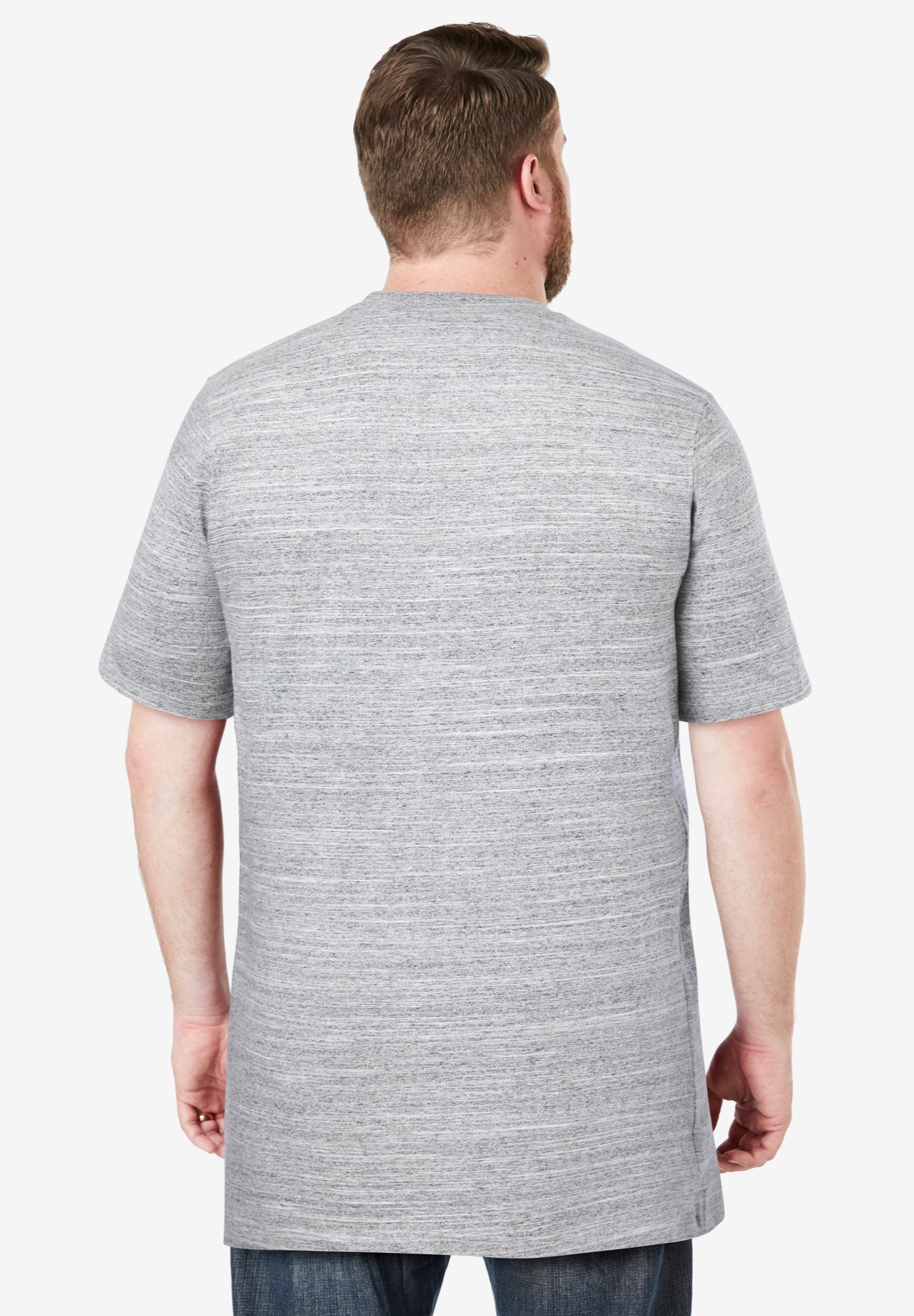 Heavyweight Longer-Length Pocket Crewneck T-Shirt image number 1