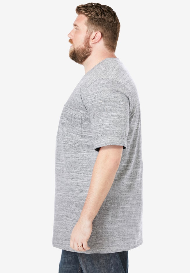 Heavyweight Longer-Length Pocket Crewneck T-Shirt image number 2