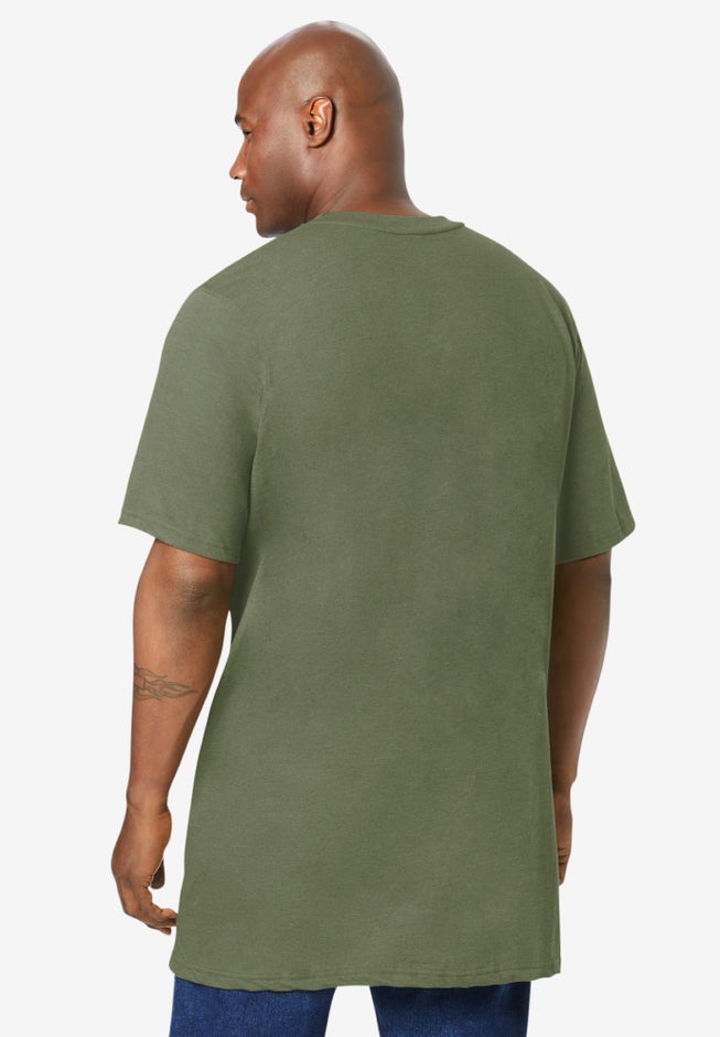 Heavyweight Longer-Length Pocket Crewneck T-Shirt image number 1