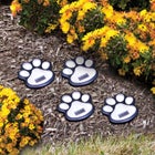 Paw Print Pathway Lights, Set of 4 image number null