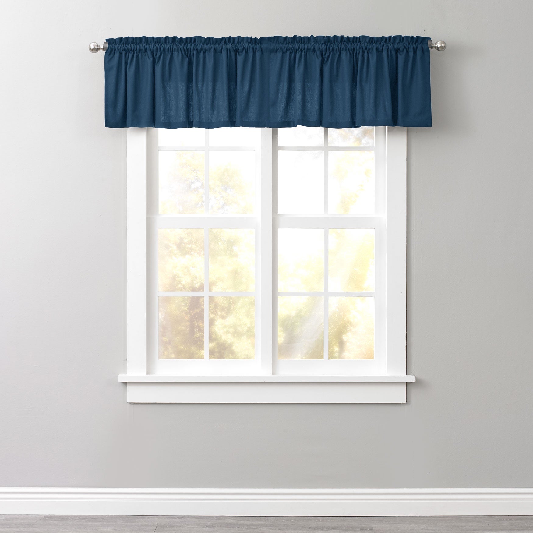 Poly Cotton Canvas Rod-Pocket Valance image number 0