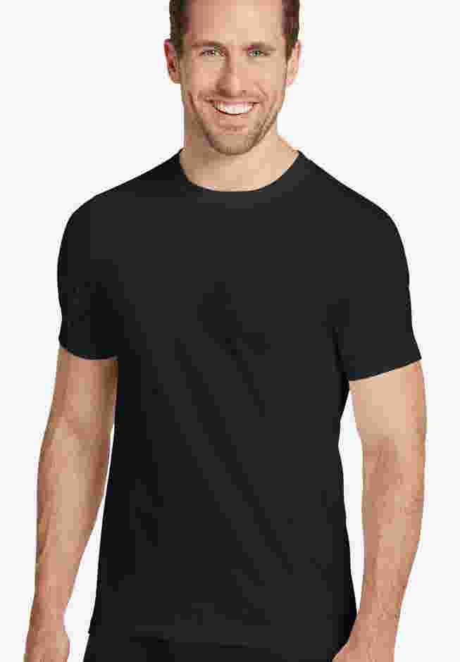 Classic Crewneck Undershirt, 2-Pack image number 2