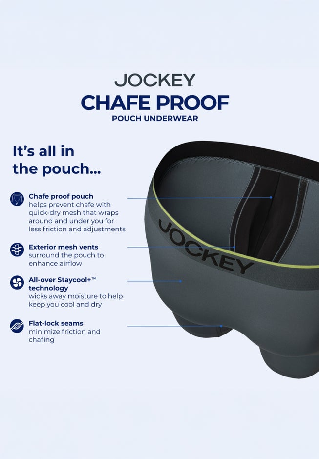 Chafe Proof Microfiber Boxer Briefs, 2-Pack image number 1