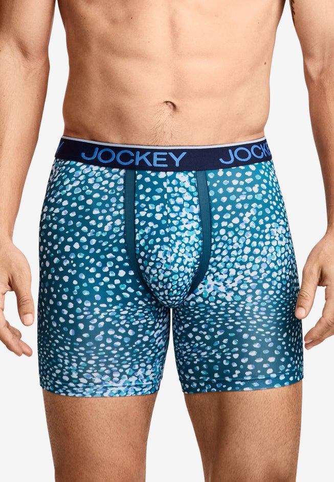 Chafe Proof Microfiber Boxer Briefs, 2-Pack image number 1