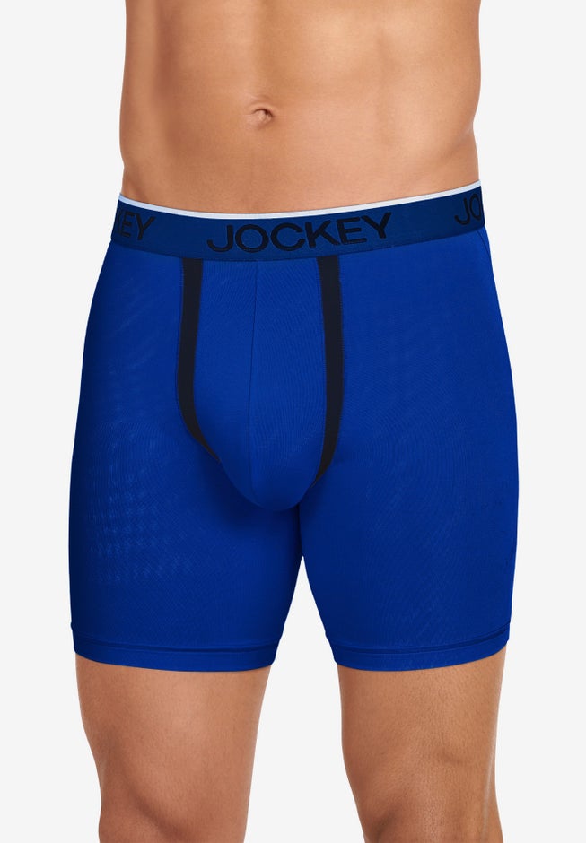 Chafe Proof Microfiber Boxer Briefs, 2-Pack image number null