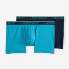 Chafe Proof Microfiber Boxer Briefs, 2-Pack image number null