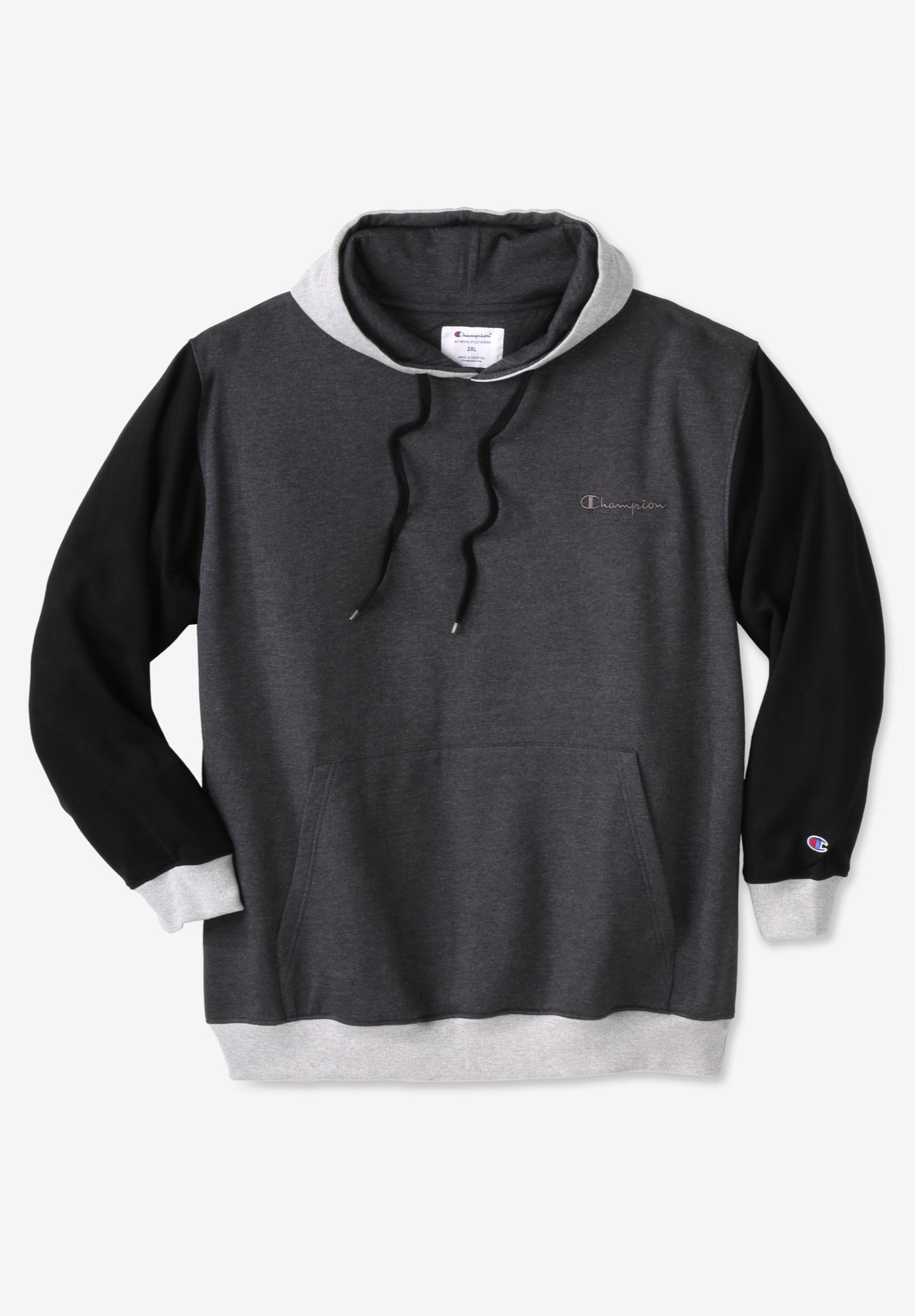 Champion&reg; Colorblock Tonal Script Hoodie image number 0