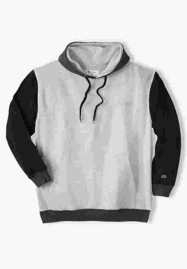 Colorblock Tonal Script Hoodie image number 0