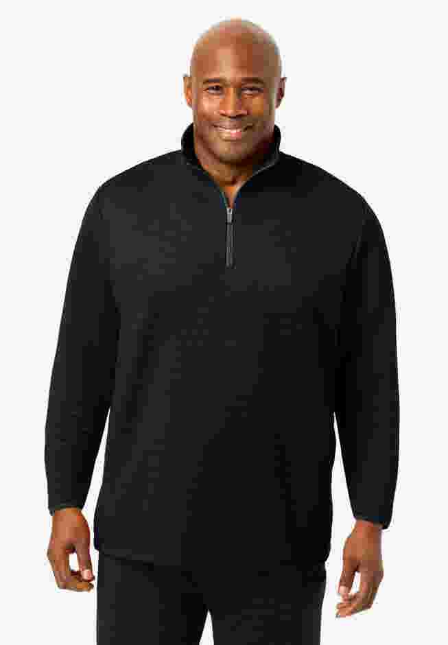 Performance Dot 1/4 Zip Sweatshirt image number 0