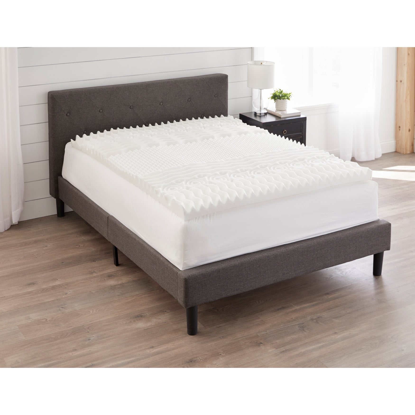 2 Inch 7-Zone Memory Foam Mattress Topper image number 0