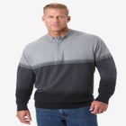 Quarter Zip Mock Neck Lightweight Sweater image number null
